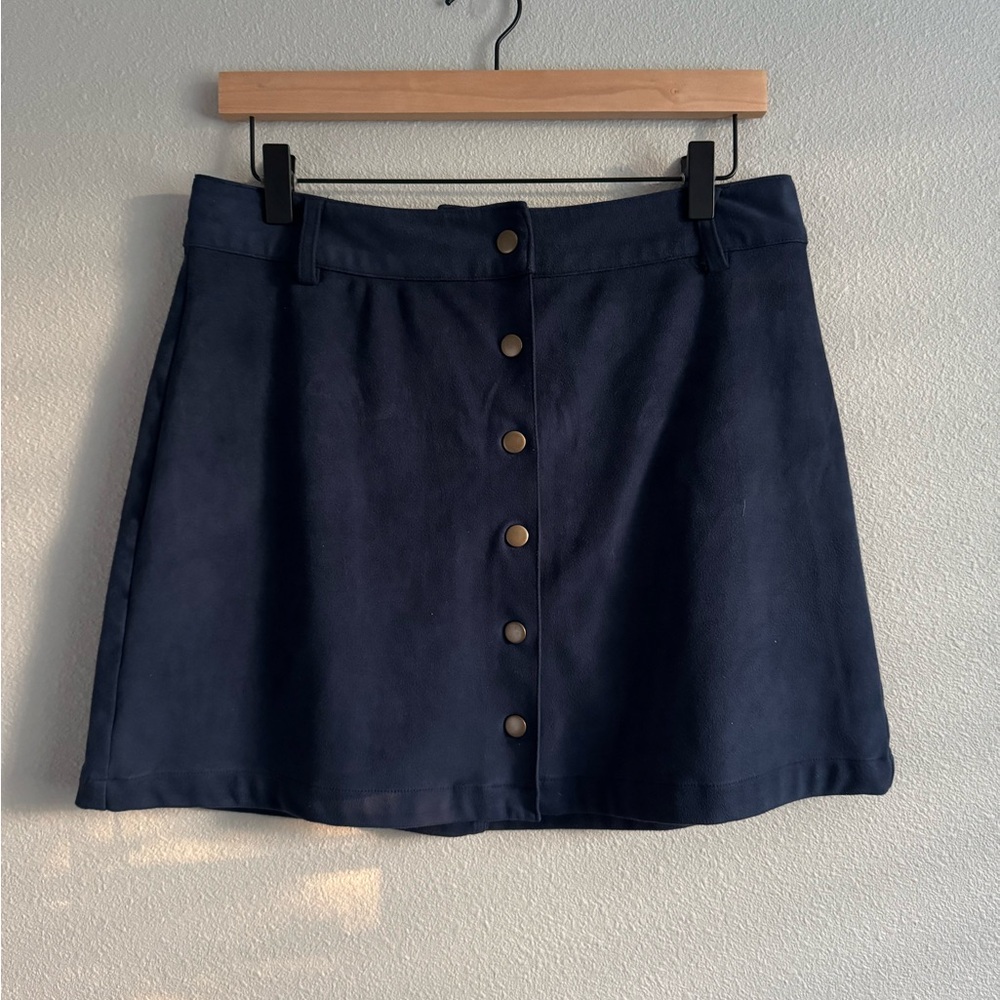 Marine Layer Faux suede Mini Skirt